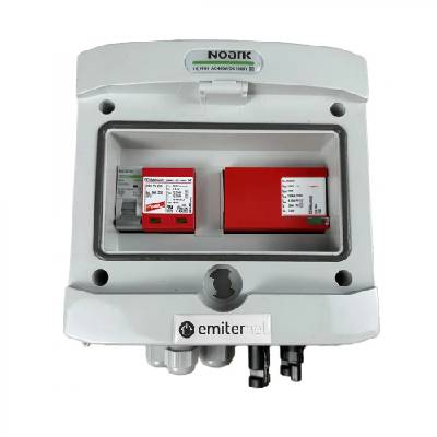 EM-831_DCAC Разпределителна кутия DCAC, IP65, SPD DC Dehn 1000V тип 1+2, 1 x PV верига, 1 x MPPT, SPD AC Dehn тип 1+2, 16A 1-Ф (EM-831_DCAC)