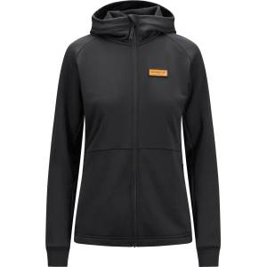 Ajungilak Дамско поларено яке Ajungilak Women's Stretch Hooded ML Jacket Fleece jacket - Black (105-7354-0114)