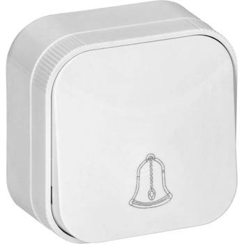 ORNO OR-OE-7204/W - Звънчев бутон ToDo, 230V, външен монтаж, IP20, бял (OR-OE-7204/W)
