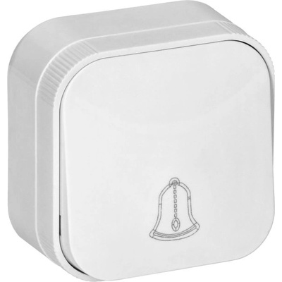 ORNO OR-OE-7204/W - Звънчев бутон ToDo, 230V, външен монтаж, IP20, бял (OR-OE-7204/W)