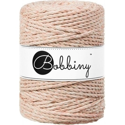 Bobbiny 3PLY Macramé Rope 5 mm 100 m Peach Shake юта (TX-E061)