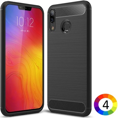 Lenovo Z5 Удароустойчив Carbon Fiber Калъф и Протектор