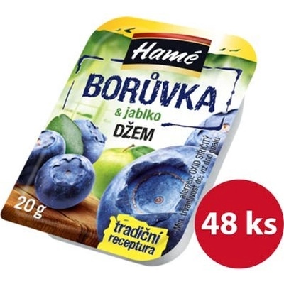 Hamé Džem borůvka & Jablko balení 48 x 20 g