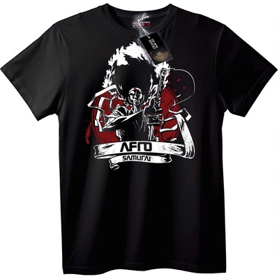 NOONEBRAND Тениска Afro Samurai - L, Black