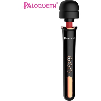 Image 1 of Paloqueth Powerful Massage Wand Rechargable Black-Gold
