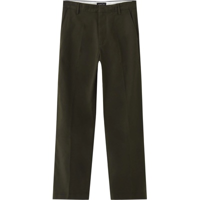 Pull&Bear Панталон с ръб зелено, размер 48