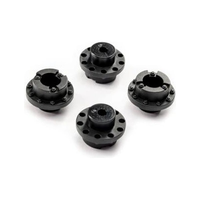 Traxxas черни капаци за колела (4)