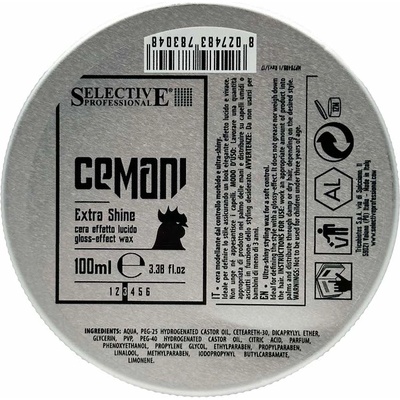 Selective Professional Cemani Extra Shine Wax 100 ml