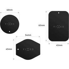 FIXED ICON Plates Sada magnetických plíšků černá (FIXIC-PL-BK)