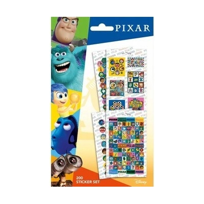 Samolepky Pixar set 200 ks