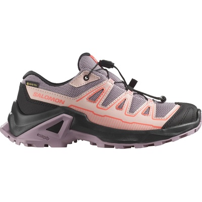 Salomon Детски мултиспорт обувки Salomon Kid's X Ultra GORE-TEX Multisport shoes - Nirvana / Black / Fusion Coral - размер 28 (EU) (702-4204-0311)