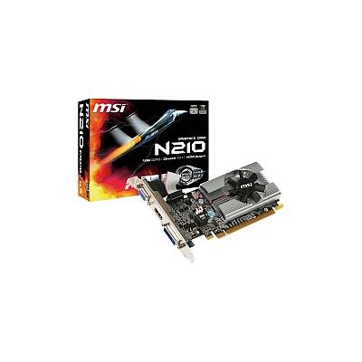 Video Card NVidia N210-1GD3/LP (GF210, 1GB GDDR3 64bit, PCI Express x16 2.0, DVI, HDMI, D-SUB) (N210-1GD3/LP)