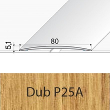 Profil Team Přechodový profil dub P25A 80mm 2,7 m