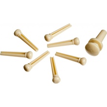 D'Addario Plastic Bridge Pins Ivory