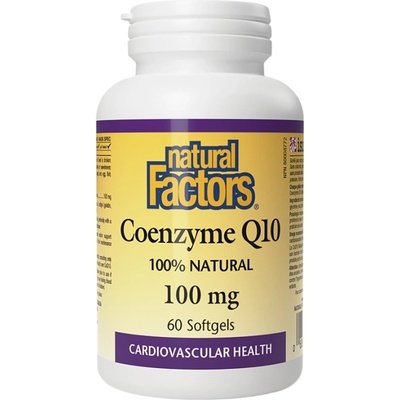 Natural Factors Coenzyme Q10 100 mg [60 Гел капсули]