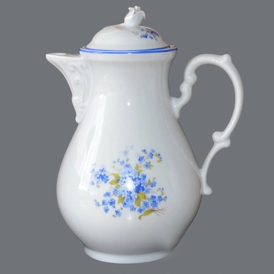 Kanvica kávová 1,55l NEZÁBUDKY Český porcelán Dubí