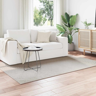 vidaXL Килим за вътрешна и външна употреба PALMERAS Крем 200 x 140 cm (42022573)