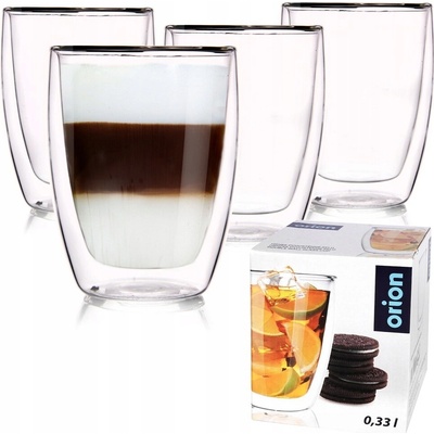 Orion Sklenice na kávu 4 x 330 ml