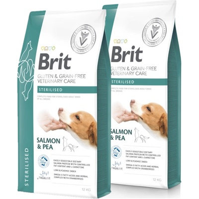 Brit Grain Free Veterinary Diets Dog Sterilised 2 x 12 kg