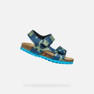 Geox Сини сандали за момчета Geox Chalki Geox | Sin | Момчешки | 24 - zoot - 81,56 лв