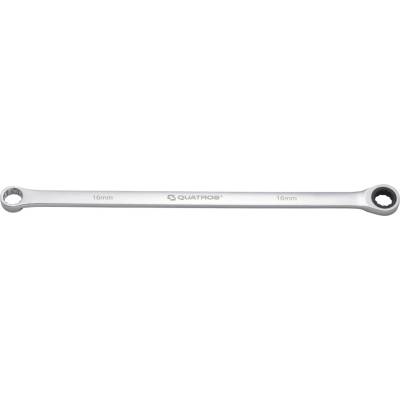 Quatros Extra dlouhý očkový ráčnový klíč 16 mm, L=390 mm QS50465A-16
