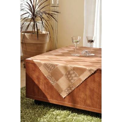 Polášek Ubrus teflon Du-pont č.2384 100% polyester Hnědá Ø 100cm 100% polyester