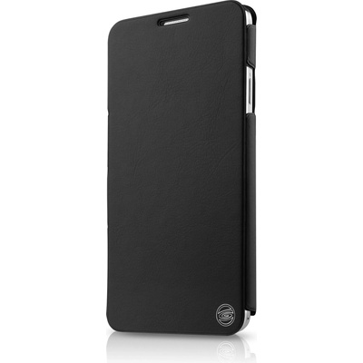 ItSkins Plume Leather Case - кожен калъф, тип портфейл и поставка за Samsung Galaxy Note 3 N9005 (черен)