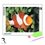 Rila Crafts Диамантена мозайка - гоблен Rila Crafts, 30х40см, Немо - риба клоун (R1-12I) - potrebno