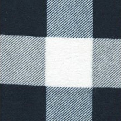 Bavlněná flanelová látka Kostka Černo-Bílá 4x4 cm
