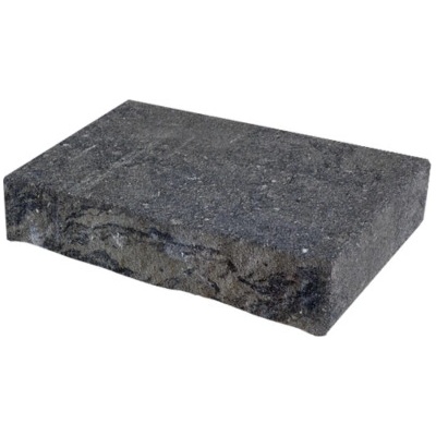 DITON Tvárnice Muráno 7/25 koncový 3/4 kámen 187x250x70 mm šedo-černá