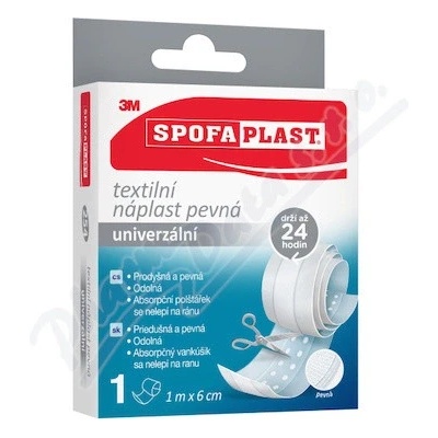 Spofaplast 254 Pevná textilní náplast 1 m x 6 cm