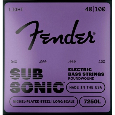 Fender Super 7250 Bass Strings 45-100