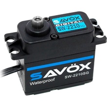 SAVOX SW-2210SG+ BRUSHLESS BLACK WATERPROOF HiVOLT Digitální servo 45kg-0,10s/60°