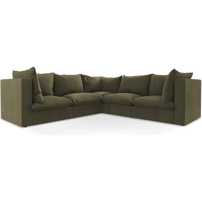 makamii Ъглов диван в цвят каки Manao - Makamii (MANAO_COR_41_P1_C2)