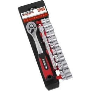 Kreator Комплект тресчотка с накрайници Kreator KRT500113/ 12 части (KRT500113)