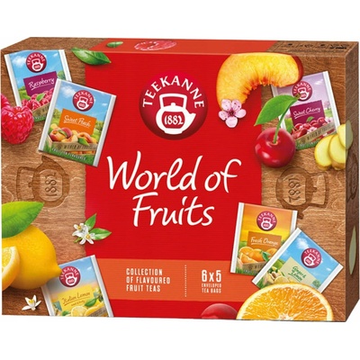 TEEKANNE World of fruits ovocná kolekce čajů 6 x 5 sáčků