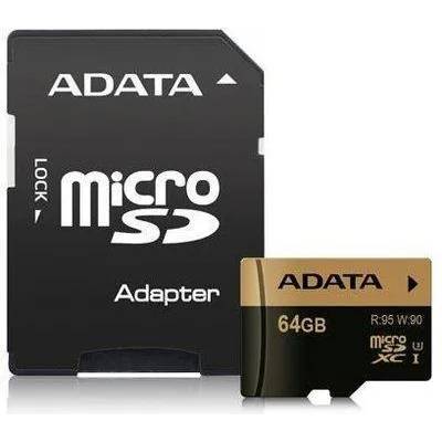 ADATA SDXC 64GB UHS-I/U3 AUSDX64GXUI3-RA1