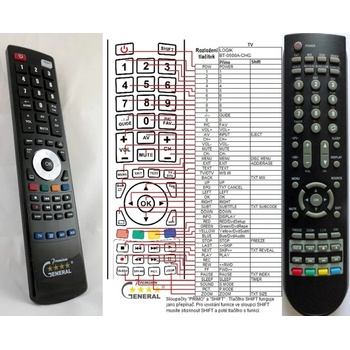 GENERAL LOGIK BT-0500A-CHG - съвместимо дистанционно управление на марката General (BT-0500A-CHG)