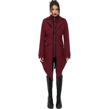 KILLSTAR палто дамско KILLSTAR - Deimos Nightmare - Red - KSRA013850