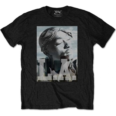2Pac LA Skyline Black L Риза (2PACTS07MB03)