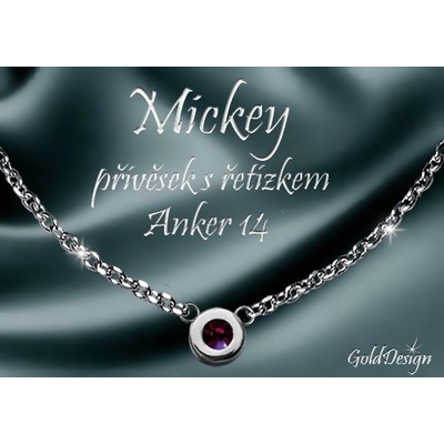Gold Design Mickey Anker 14 GD1069