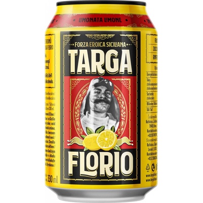 Targa Florio citron plech 24 x 330 ml