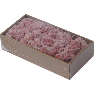 Islandský stabilizovaný, preparovaný mech 500gr, 12 světle růžová