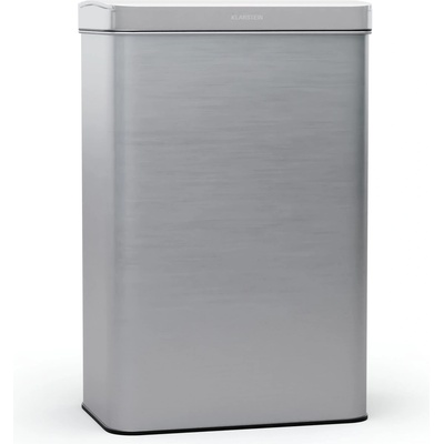 Klarstein Touchless, сензорен кош за отпадъци, 60 л, неръждаема стомана, плавно затваряне, захранване с батерии, LED дисплей, таймер (KG30-60l-ss) (KG30-60l-ss)