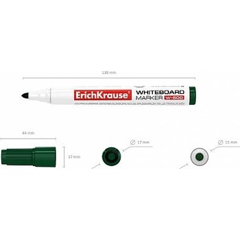 МАРКЕР ЗА Б. ДЪСКА erich krause w-500 0.8-2.2ММ ЗЛН