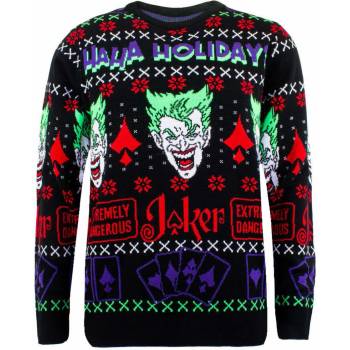 NNM унисекс пуловер BATMAN - Joker - DC Comics - Christmas Jumper - HaHa Holidays - LBE-BTMN-011