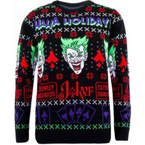 NNM унисекс пуловер BATMAN - Joker - DC Comics - Christmas Jumper - HaHa Holidays - LBE-BTMN-011