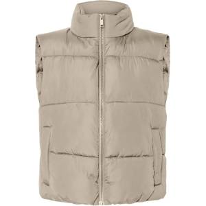 PIECES Потник Pieces Bee New vest - Beige (Silver Mink)