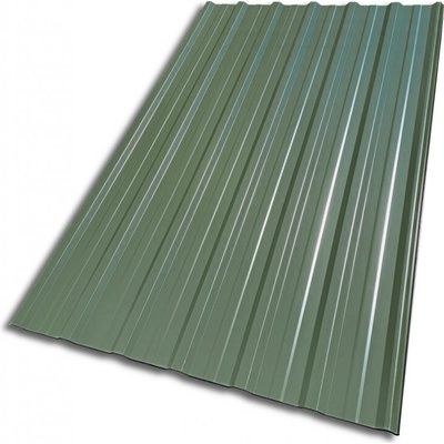 Blachotrapez T18 Plus 0,5 x 1173 x 2000 mm Polyester Standard chromová zelená 1 ks – Zbozi.Blesk.cz