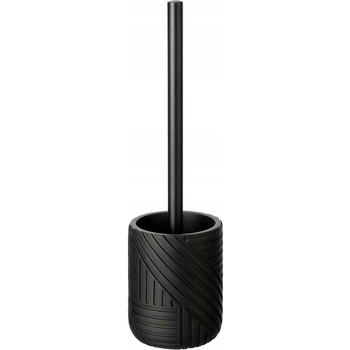 Erga Nairobi toaletní WC kartáč na postavení s 3D vzorem černá matná